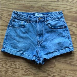 Forever 21 High Rised Cuffed Jean Shorts